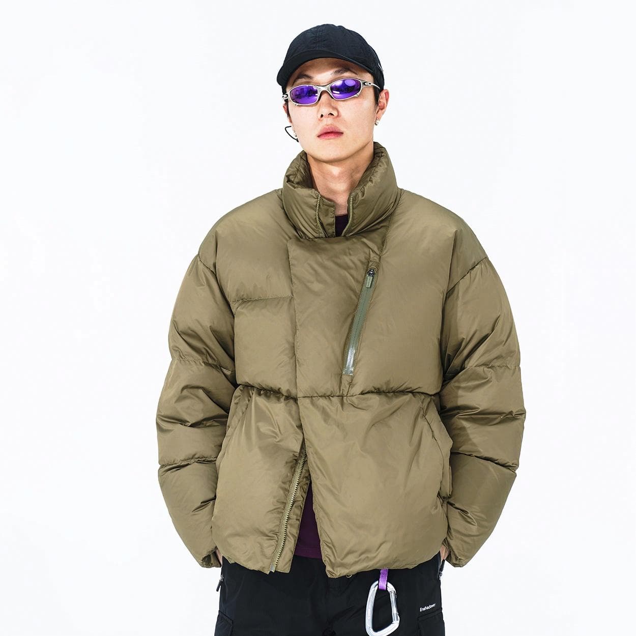 Зимняя куртка ENSHADOWER Quilted Down Jacket Military Green - изображение 6