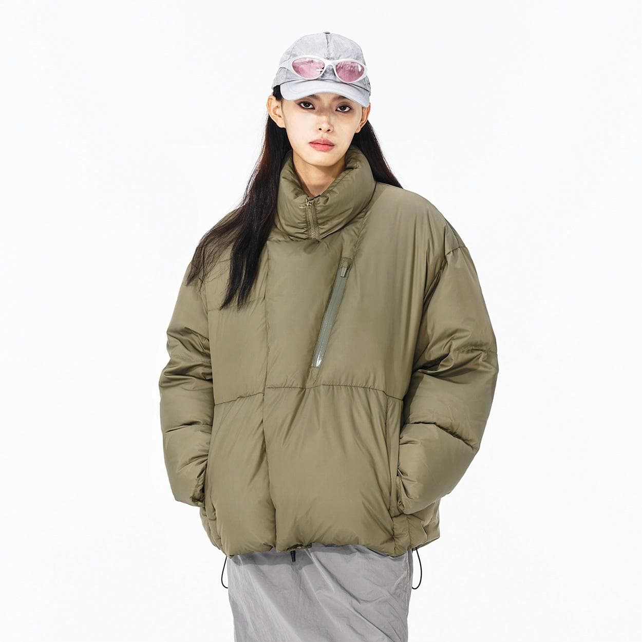Зимняя куртка ENSHADOWER Quilted Down Jacket Military Green - изображение 5
