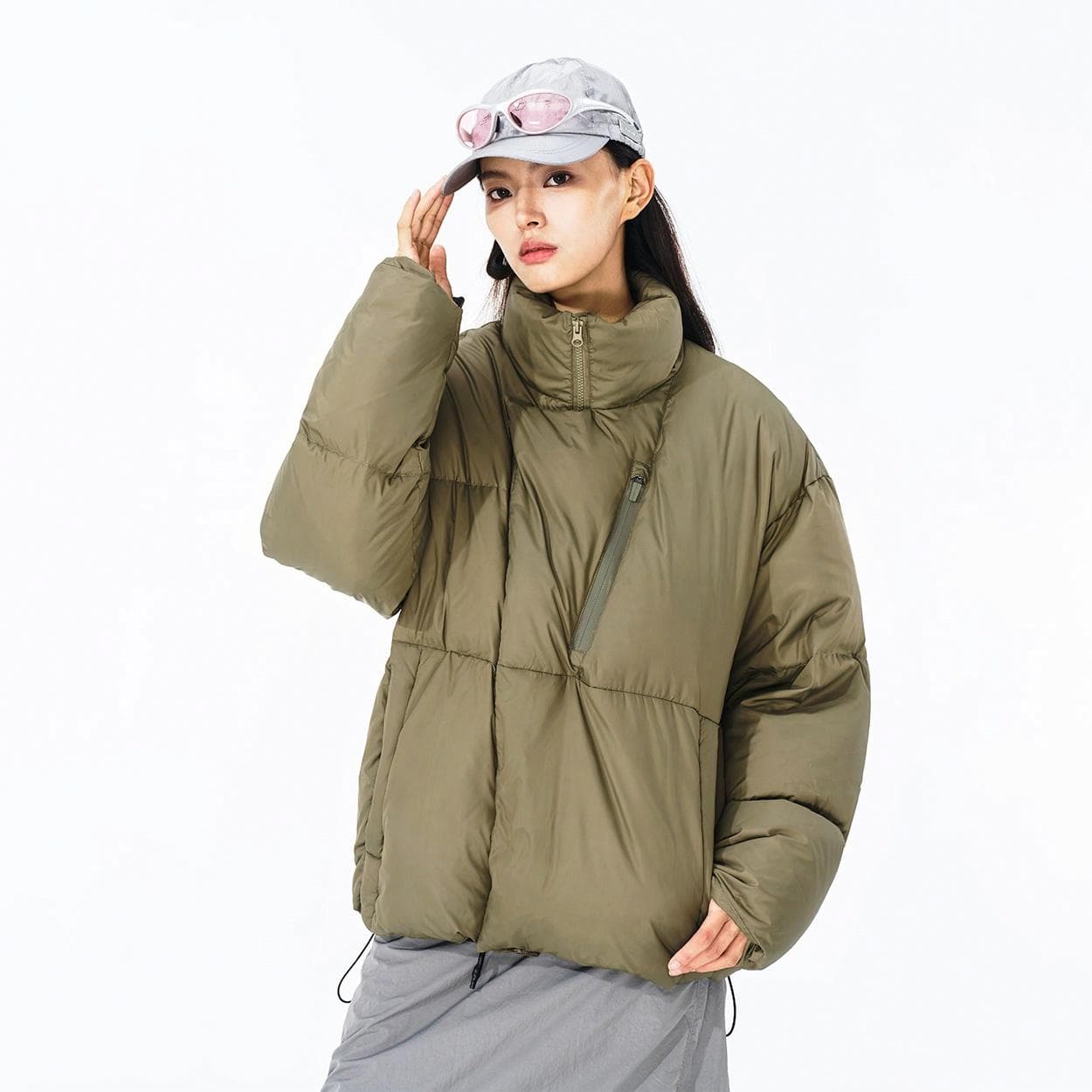Зимняя куртка ENSHADOWER Quilted Down Jacket Military Green - изображение 4