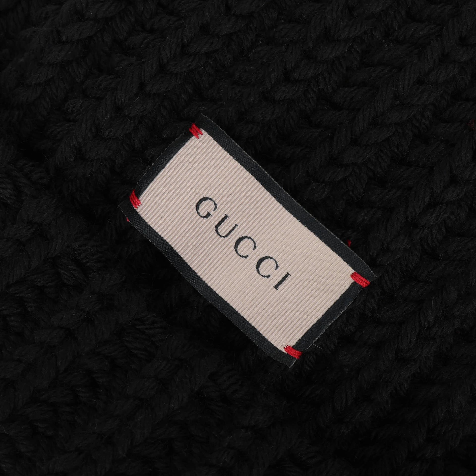 Шапка Gucci Beanie Black - изображение 4
