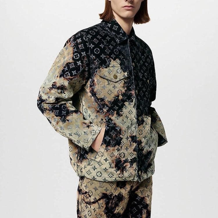 Джинсовая куртка Louis Vuitton SS24 Cloud Print Denim Jacket - изображение 4