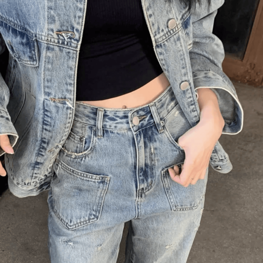 Джинсовая куртка Valeria Obbaco Denim Jacket - изображение 6
