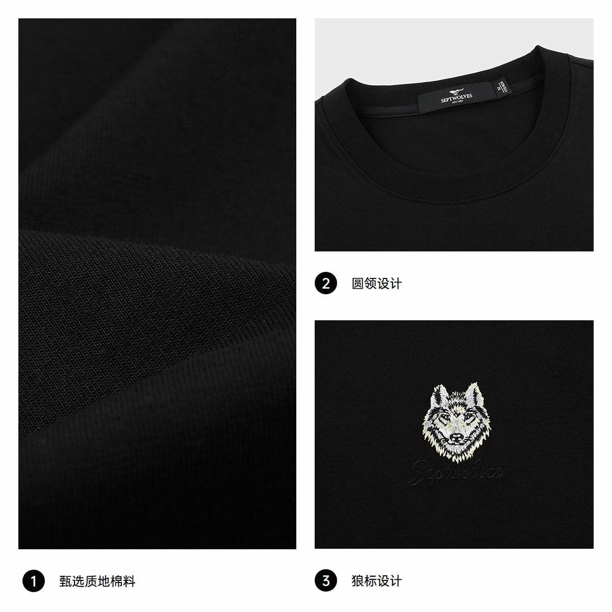 Футболка SEPTWOLVES T - изображение 6
