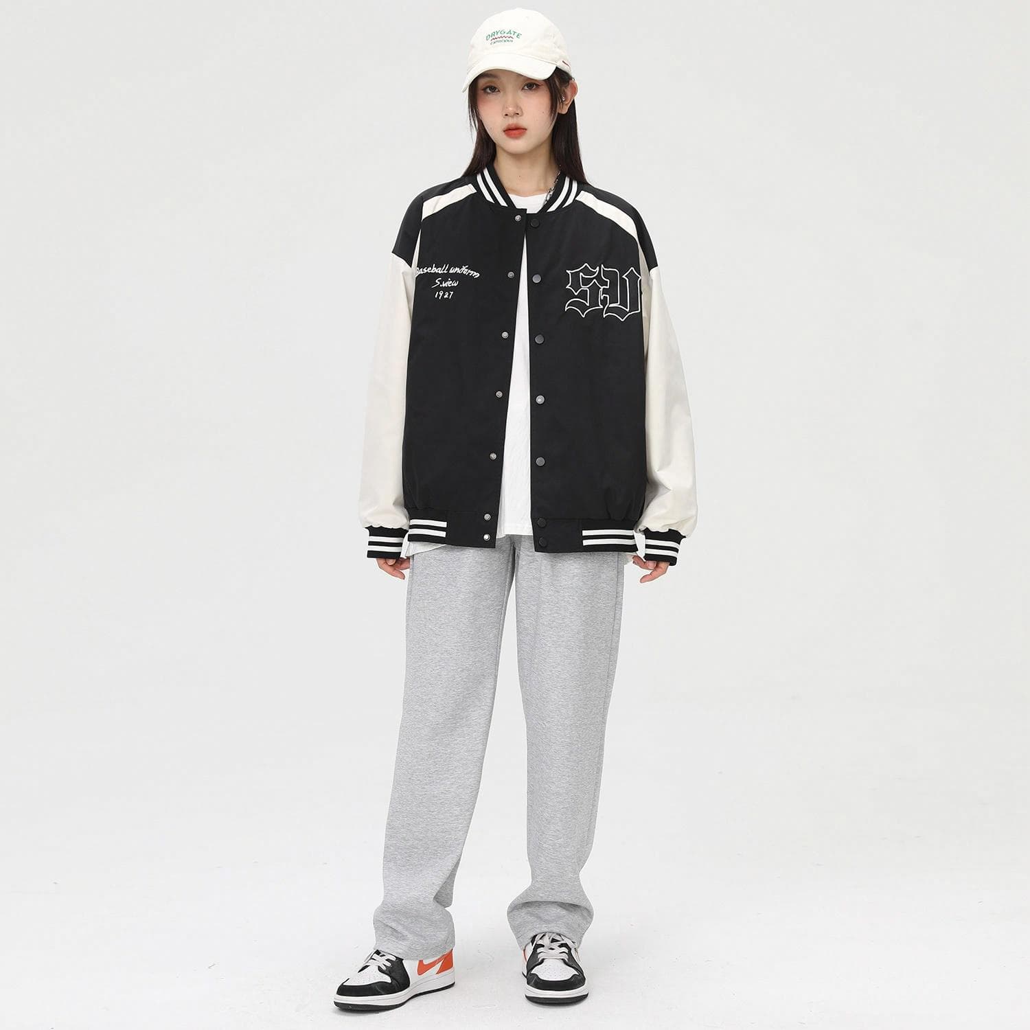 Бомбер S.view FW22 Striped Letter Embroidered Baseball Jacket - изображение 8