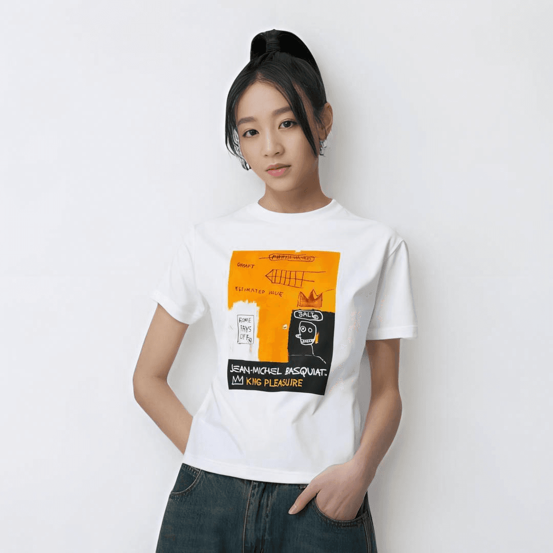 Футболка UNIQLO x Jean-Michel Basquiat SS24 White T-Shirt - изображение 2