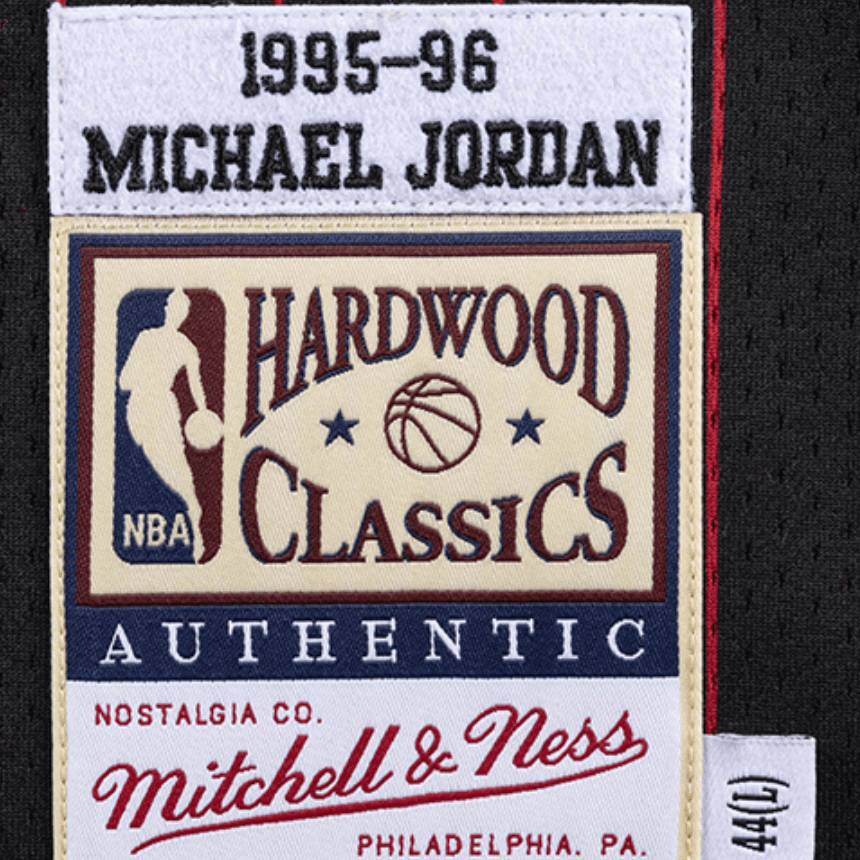 Баскетбольная майка Mitchell & Ness NBA Bulls Jordan 23 Black - изображение 4