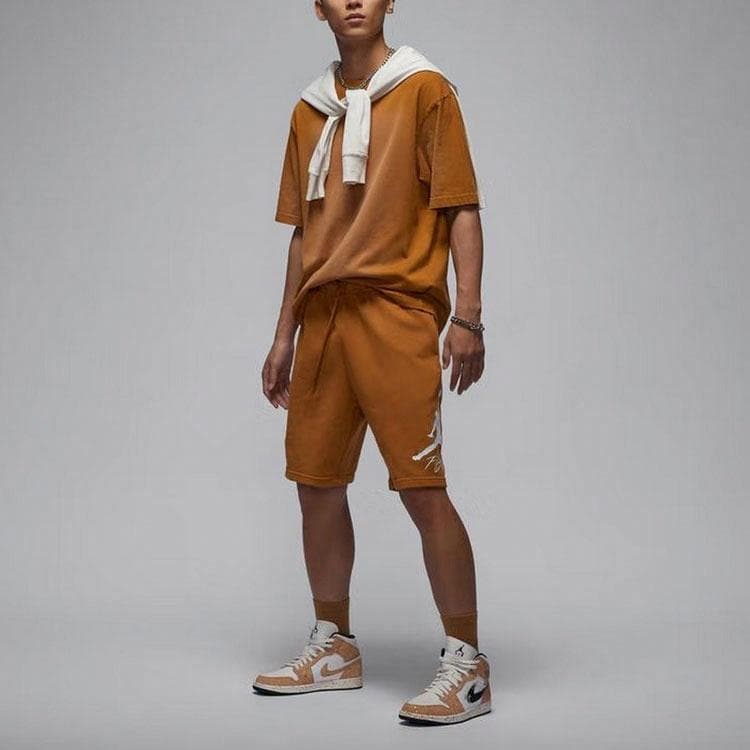 Тренировочные штаны Jordan Ess Flc Hbr 9" Short - изображение 4