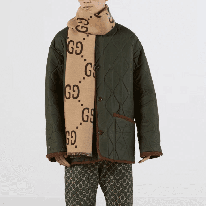Шарф Gucci Scarf Brown/Beige - изображение 6