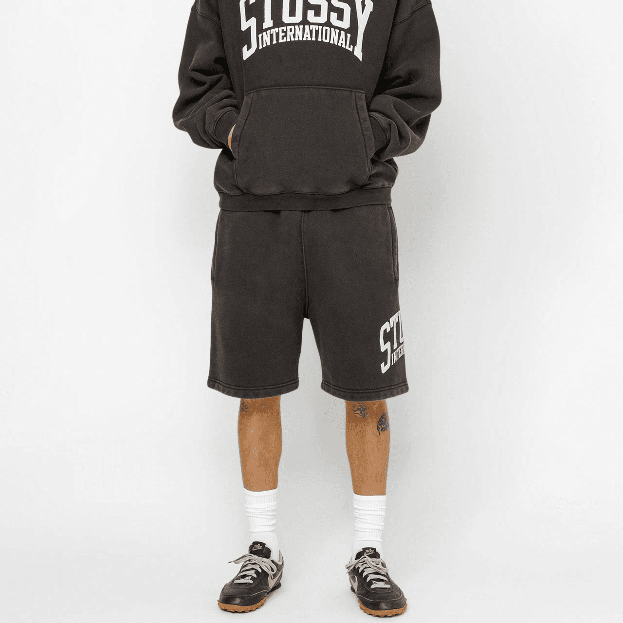 Шорты Stussy SS24 FLEECE SHORT INTERNATIONAL Logo - изображение 3
