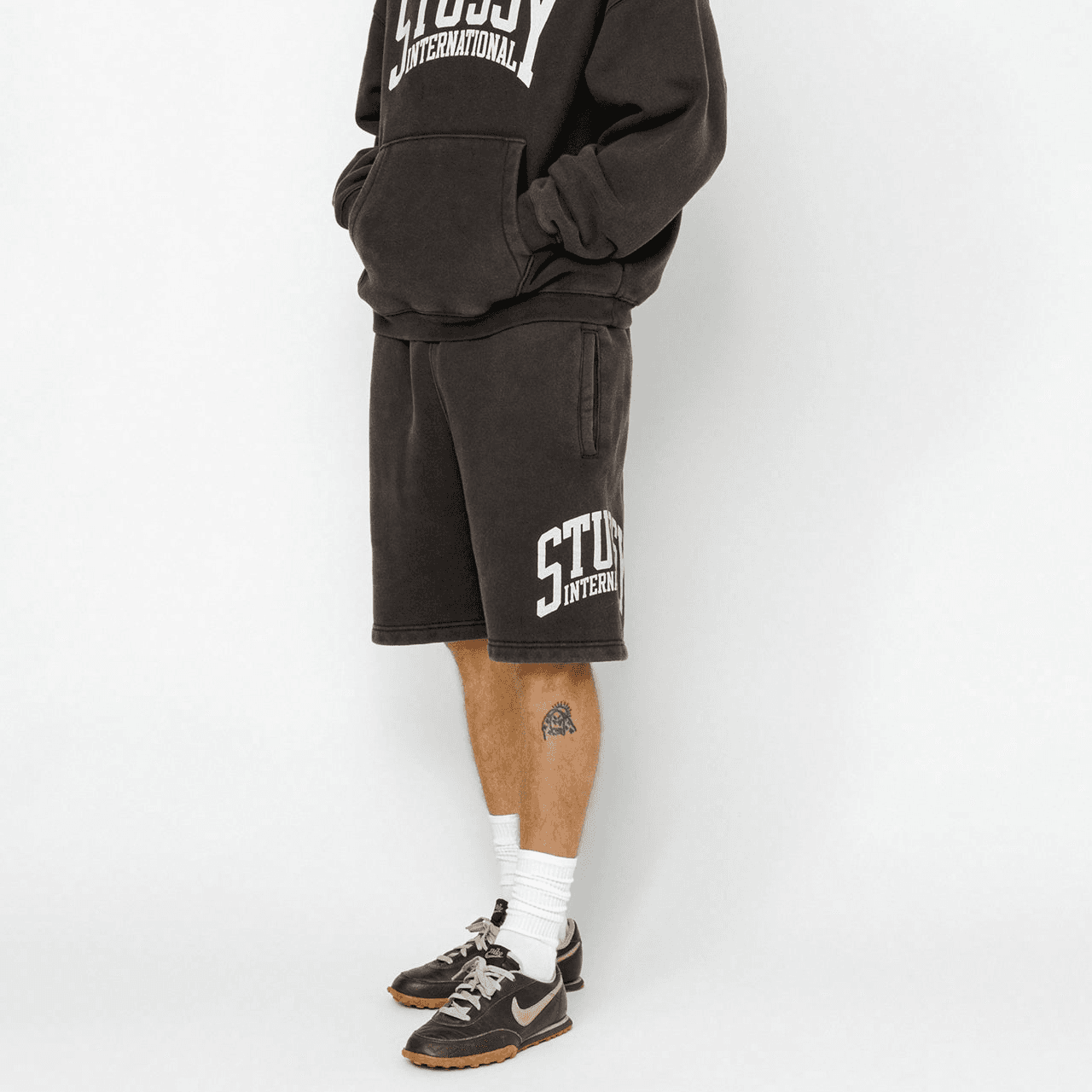 Шорты Stussy SS24 FLEECE SHORT INTERNATIONAL Logo - изображение 5
