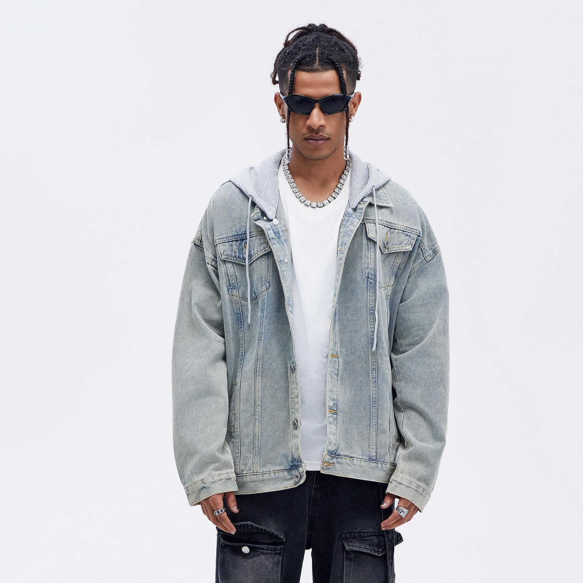 Джинсовая куртка A.X.S.K Denim Jacket - изображение 6
