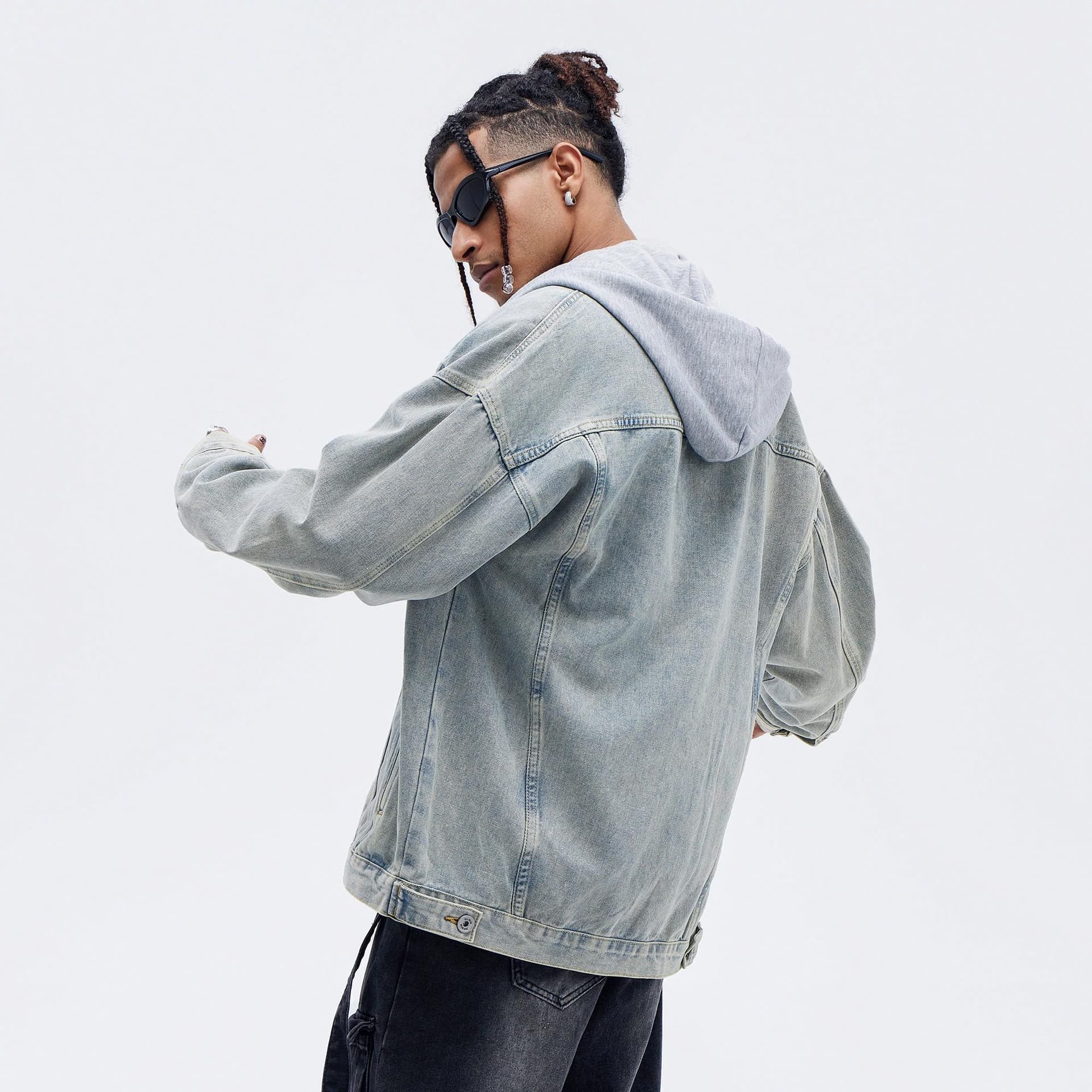 Джинсовая куртка A.X.S.K Denim Jacket - изображение 8