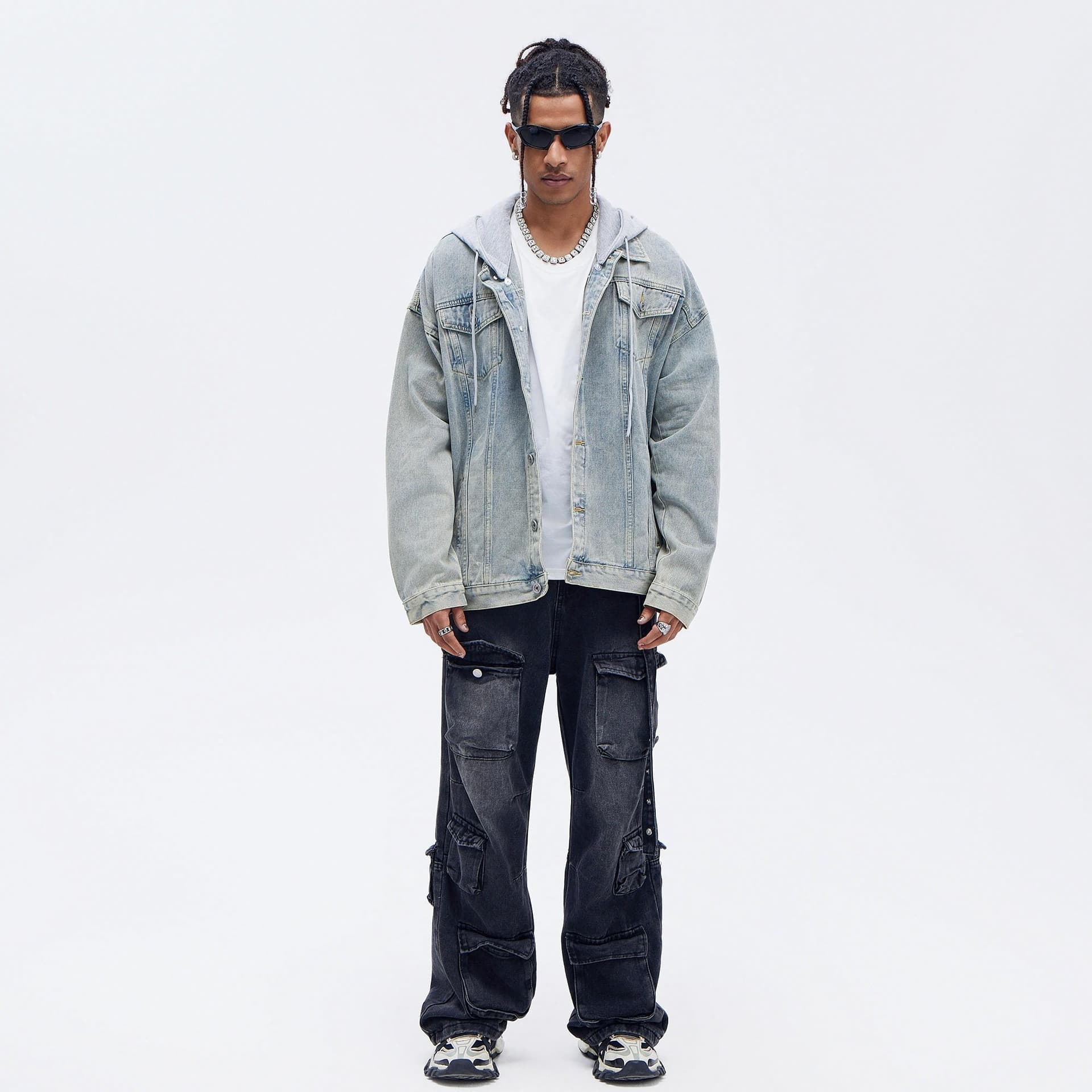 Джинсовая куртка A.X.S.K Denim Jacket - изображение 7