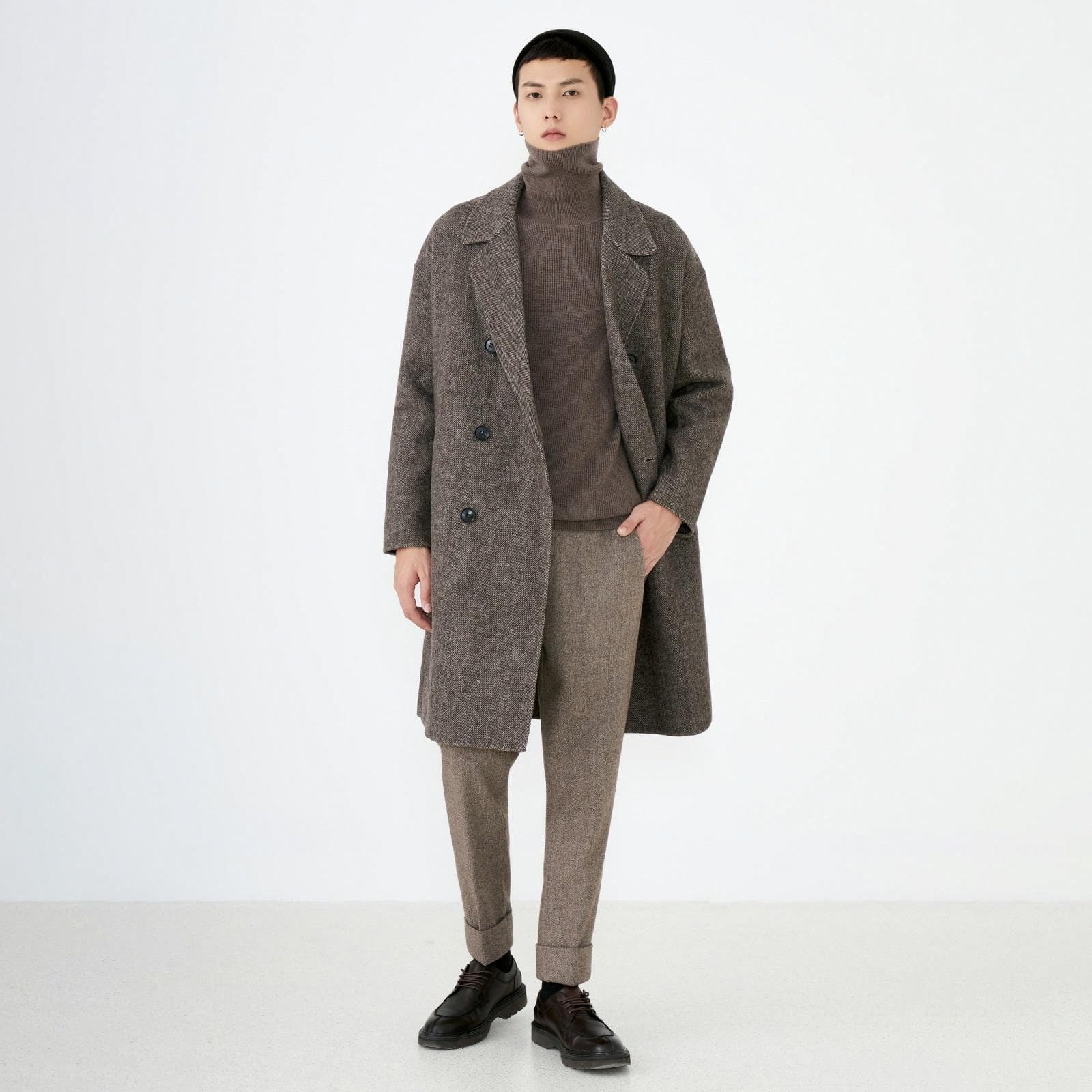 Пальто A.B.X Classic Wool Coat - изображение 2