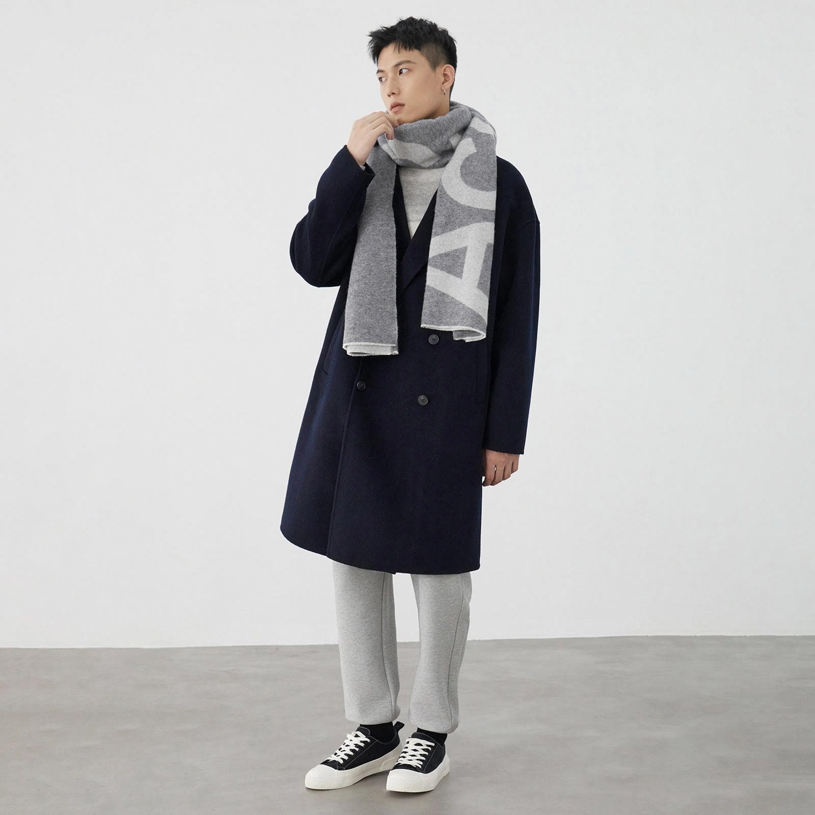 Пальто A.B.X Classic Wool Coat - изображение 3