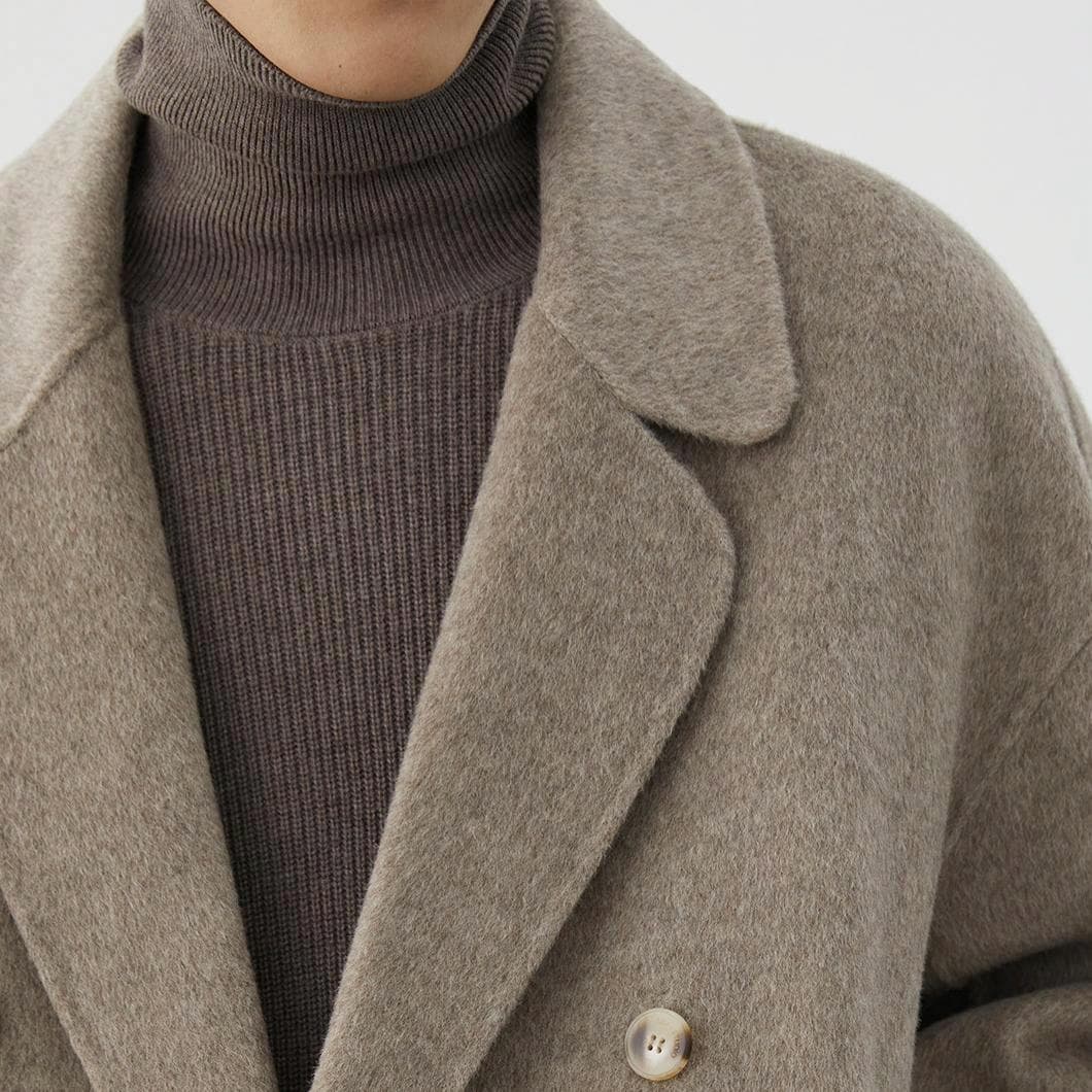 Пальто A.B.X Classic Wool Coat - изображение 5
