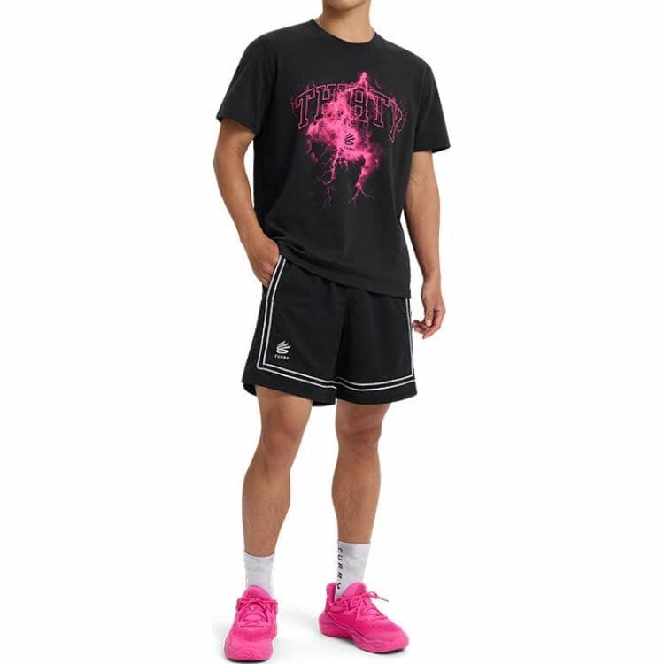 Тренировочные штаны Under Armour Curry FW24 Shorts Black - изображение 3