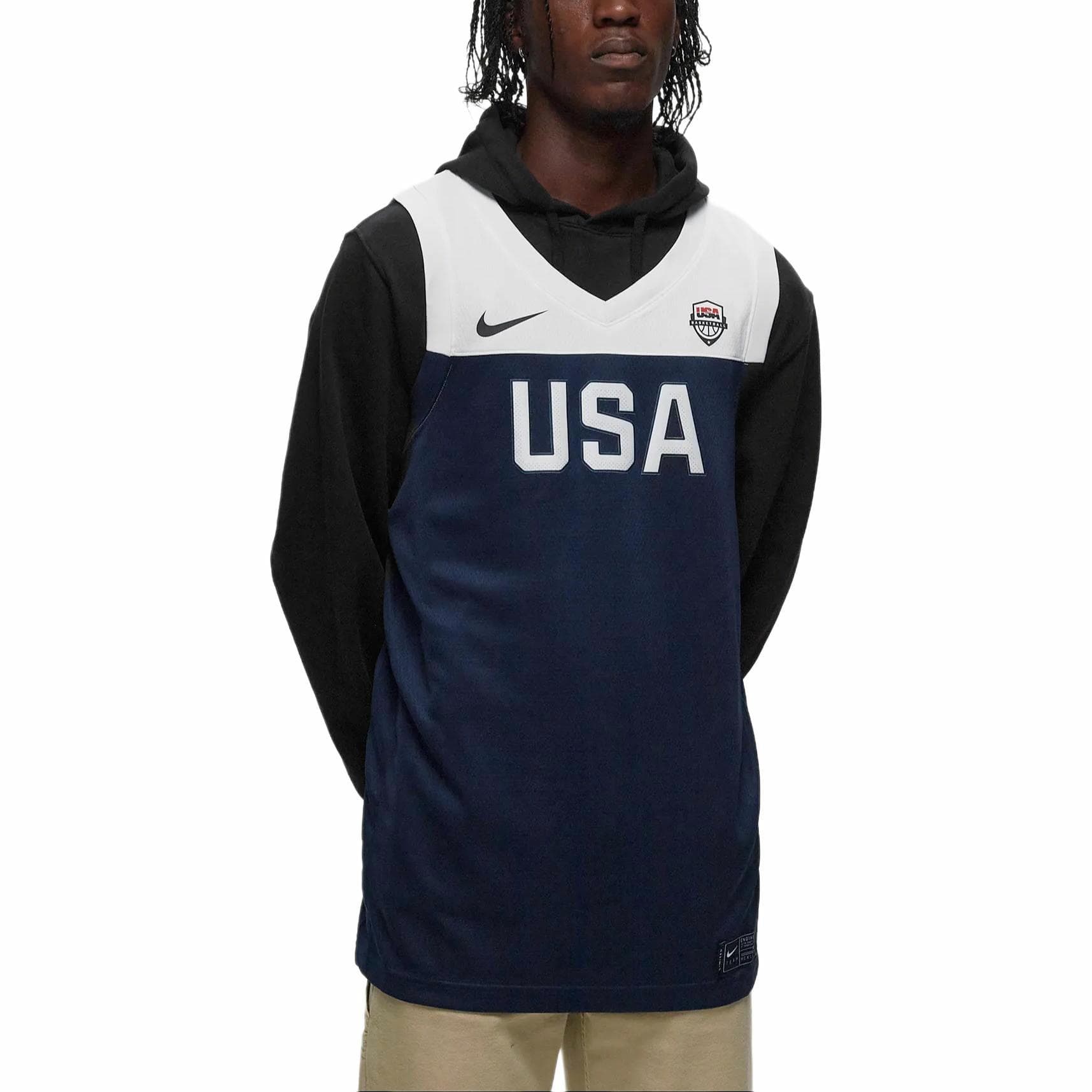 Баскетбольная майка Nike Dream Team Basketball Jersey Deep Blue - изображение 3