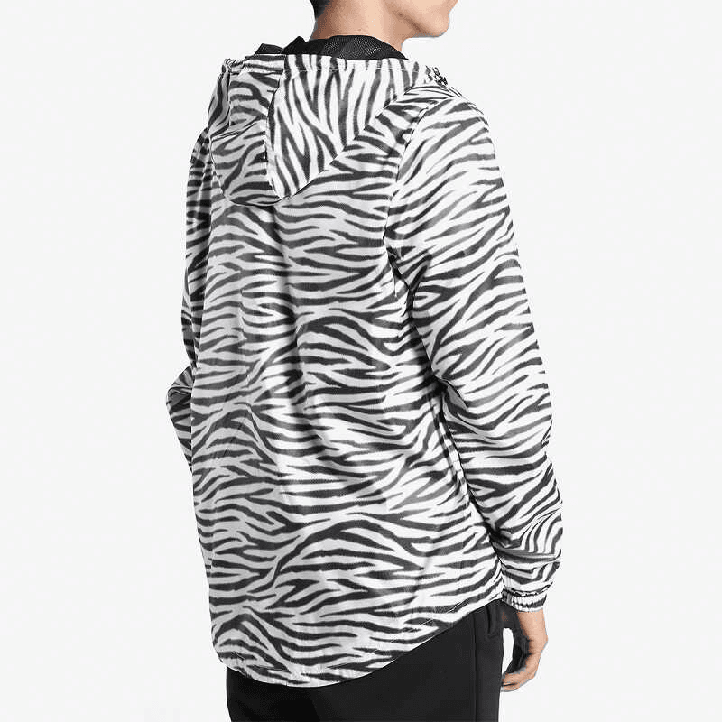 Куртка adidas Juventus Woven Hooded Jacket Black White - изображение 4