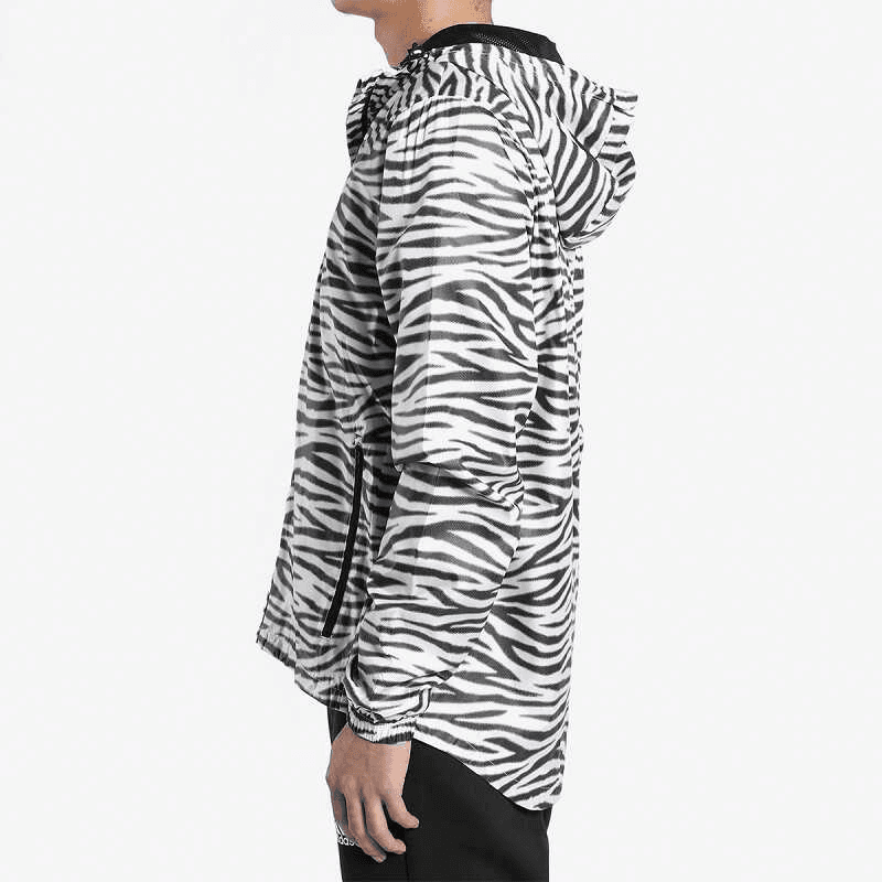 Куртка adidas Juventus Woven Hooded Jacket Black White - изображение 3