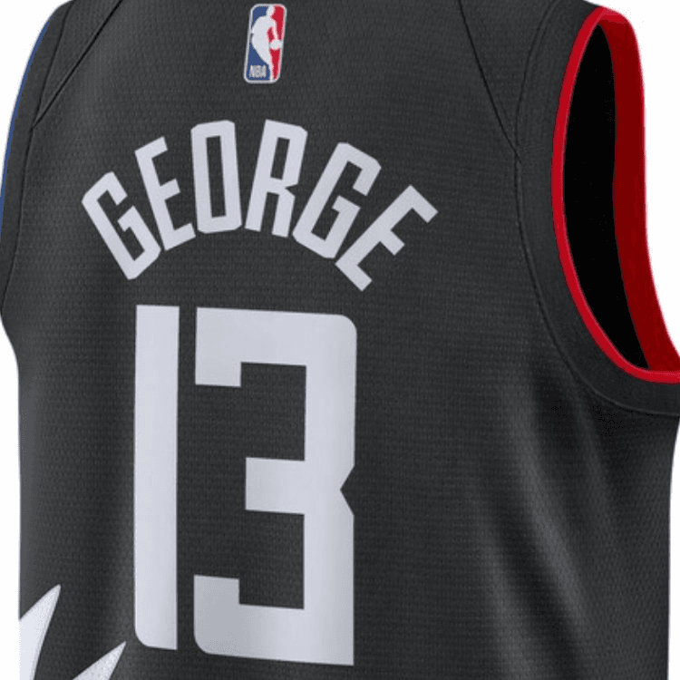 Баскетбольная майка Jordan NBA Statement Edition Los Angeles Clippers Paul George Black - изображение 4