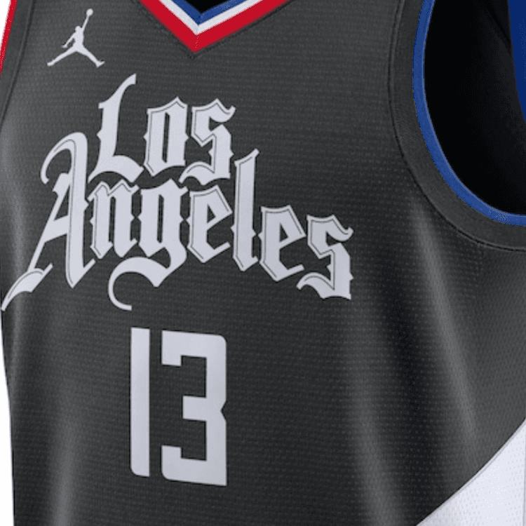 Баскетбольная майка Jordan NBA Statement Edition Los Angeles Clippers Paul George Black - изображение 3