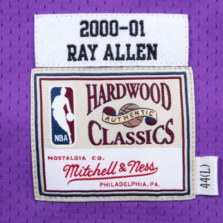 Баскетбольная майка Mitchell Ness NBA AU 00-01 34 - изображение 4