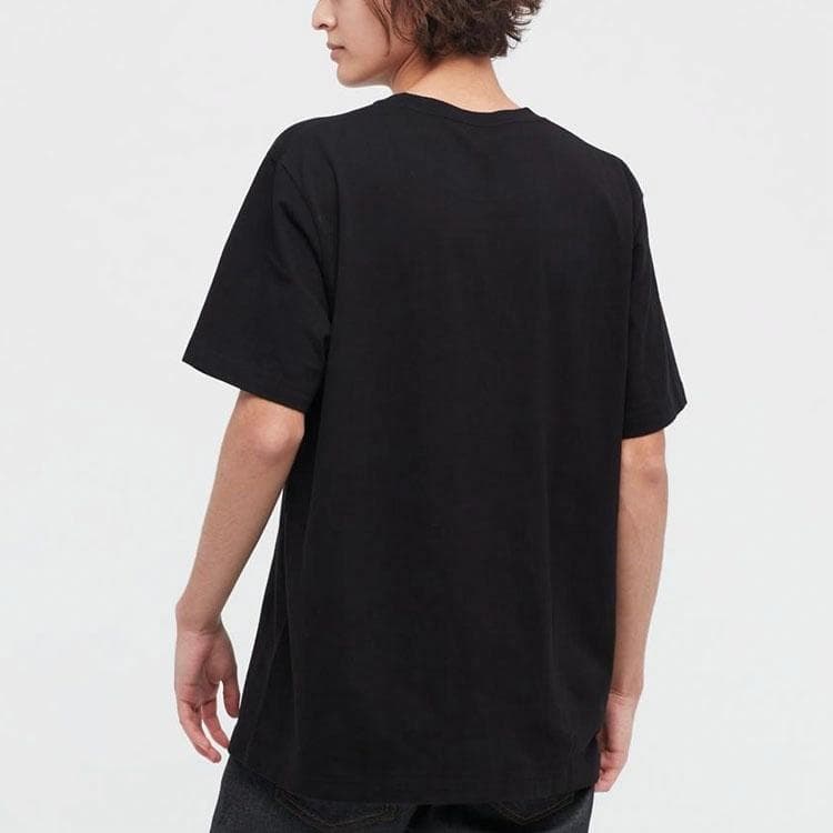 Футболка UNIQLO x Jean-Michel Basquiat Graffiti T-Shirt Black - изображение 2