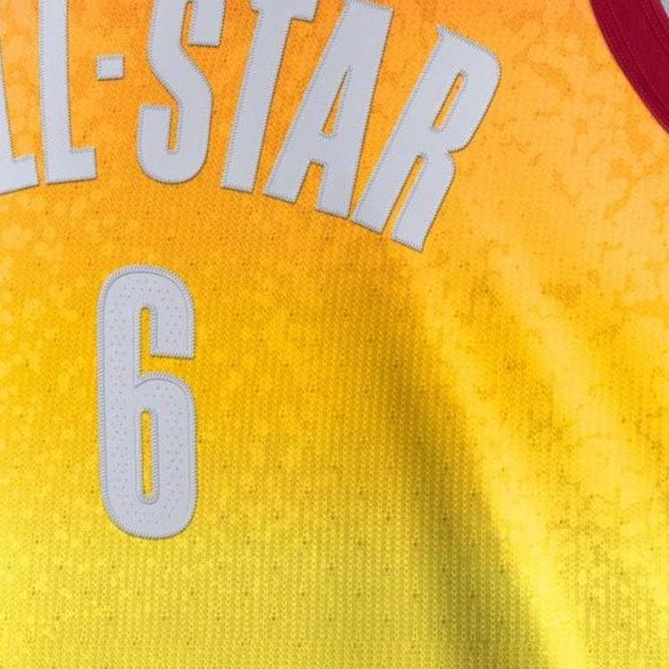 Баскетбольная майка Jordan LeBron James 6 NBA All-Star 2023 Jersey - изображение 3