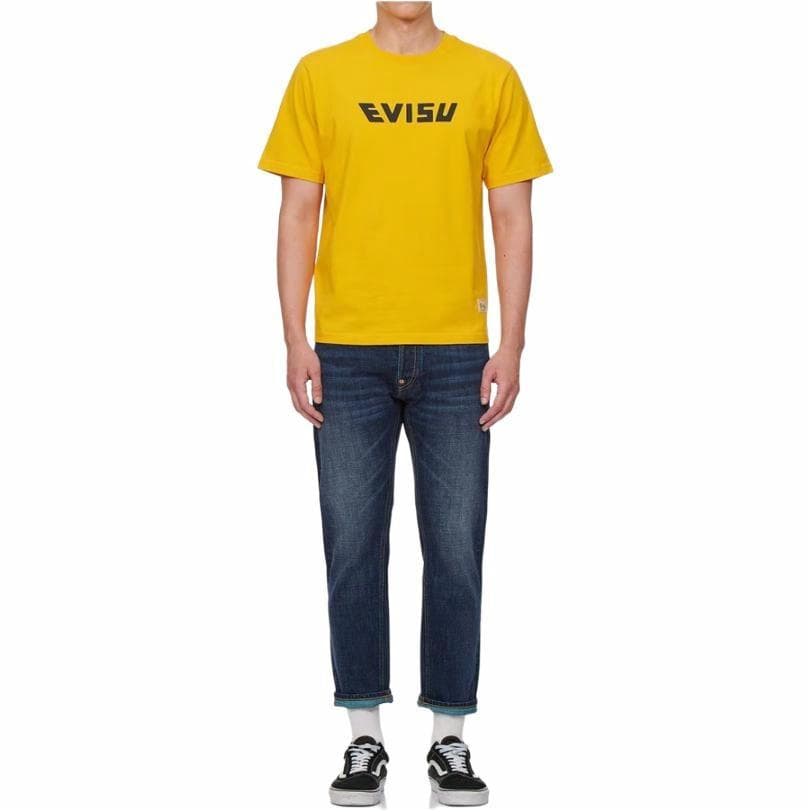 Штаны EVISU Logo Straight Jeans — фото 6