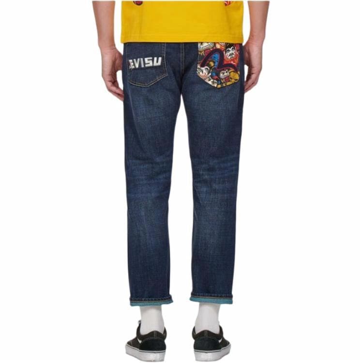 Штаны EVISU Logo Straight Jeans — фото 5