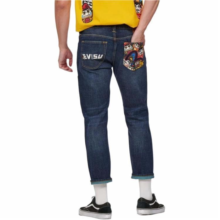 Штаны EVISU Logo Straight Jeans — фото 7