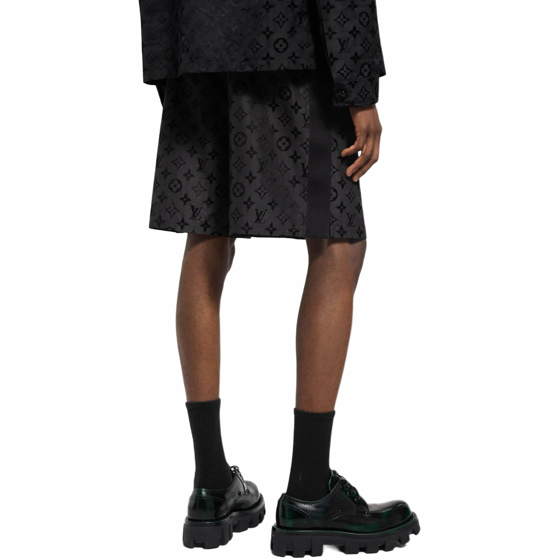 Шорты Louis Vuitton SS25 Black Shorts - изображение 3