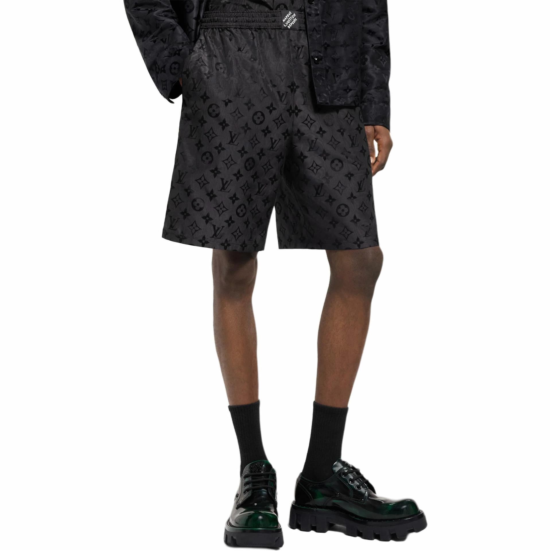Шорты Louis Vuitton SS25 Black Shorts - изображение 2