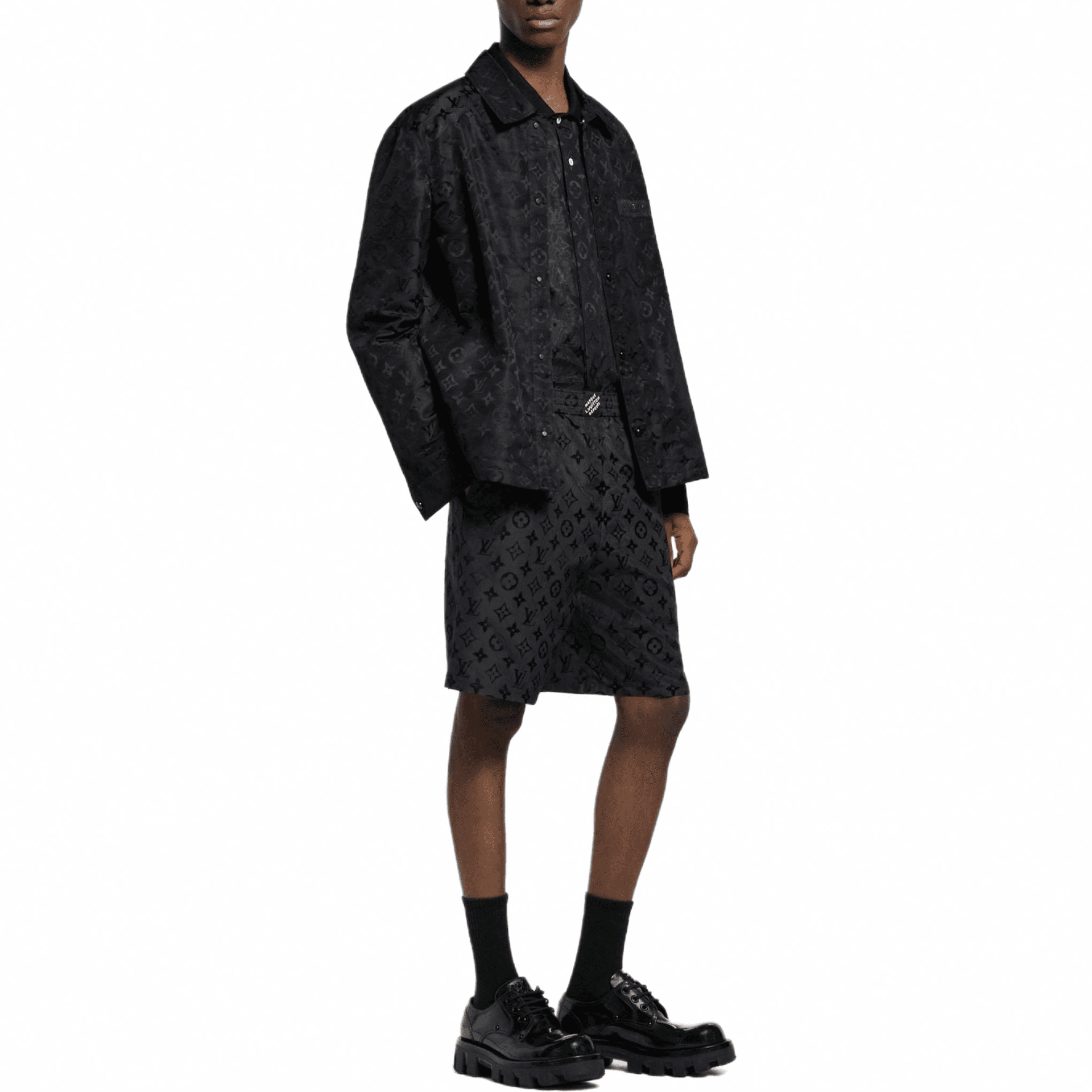 Шорты Louis Vuitton SS25 Black Shorts - изображение 4