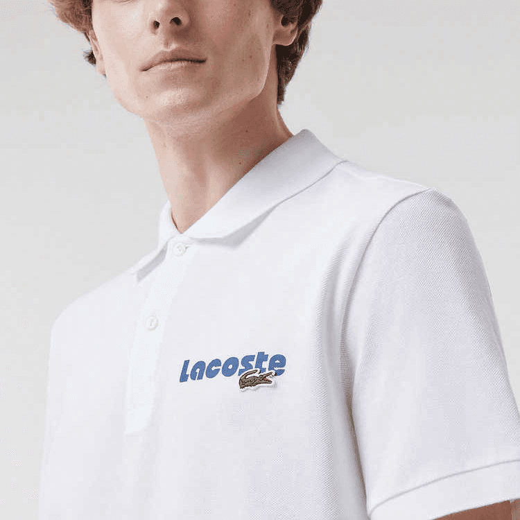 Поло Lacoste Polo Shirt White - изображение 5