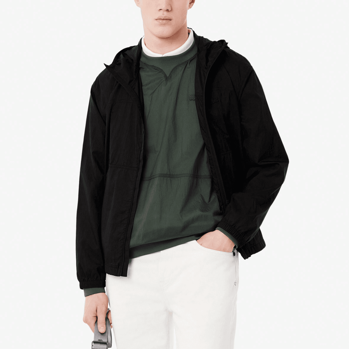 Куртка Lacoste SS25 Black — фото 4
