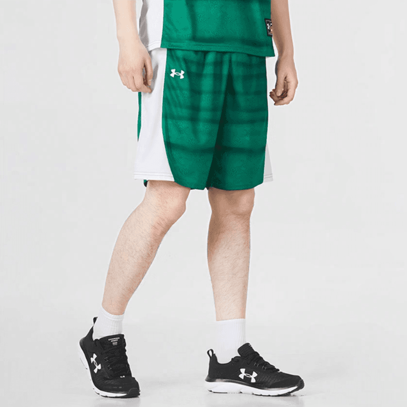 Шорты Under Armour Basketball Knit Shorts Green - изображение 5