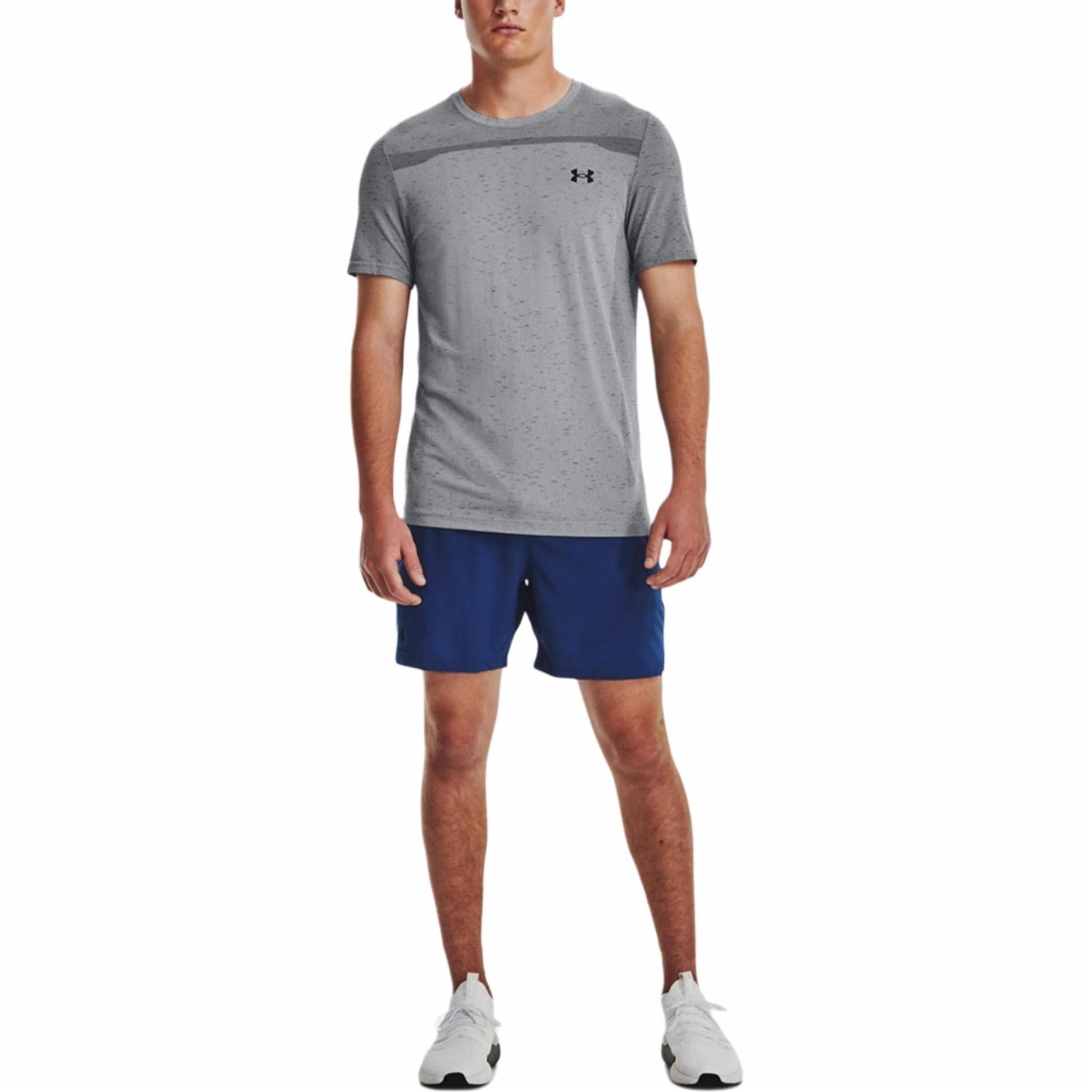 Тренировочные штаны Under Armour Solid Waistband Shorts Blue - изображение 4