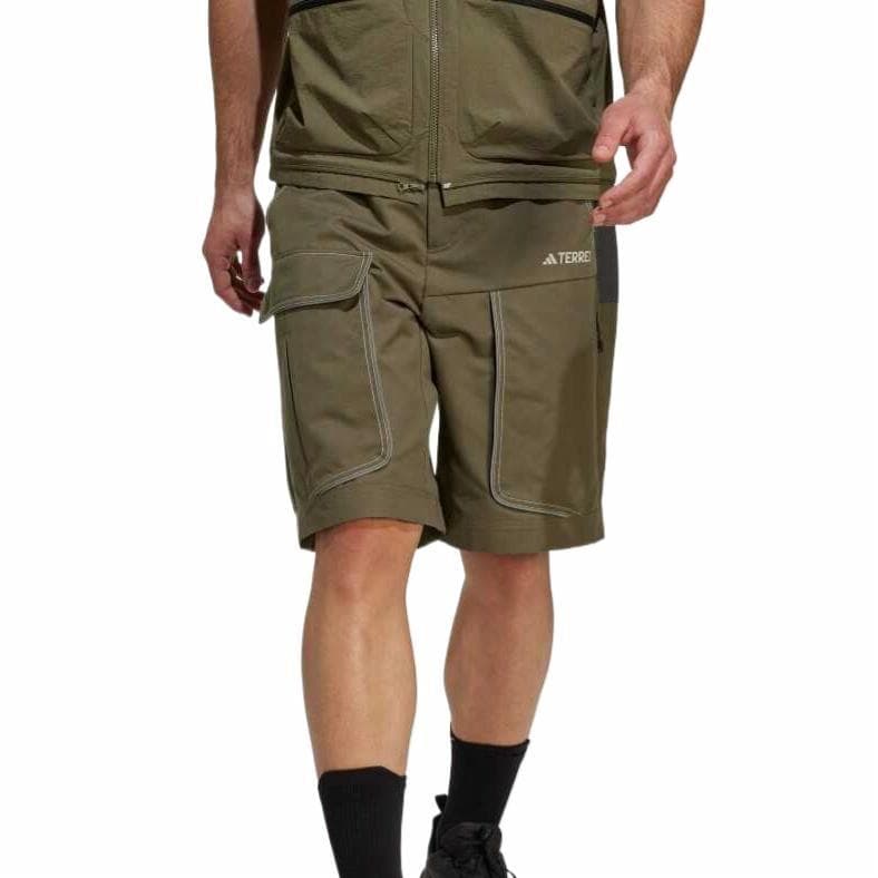 Тренировочные штаны adidas Terrex SS25 Olive - изображение 2