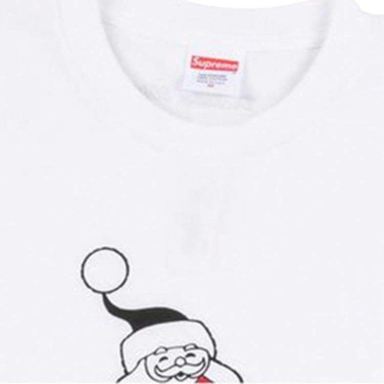 Футболка Supreme FW16 Santa Tee White T - изображение 2