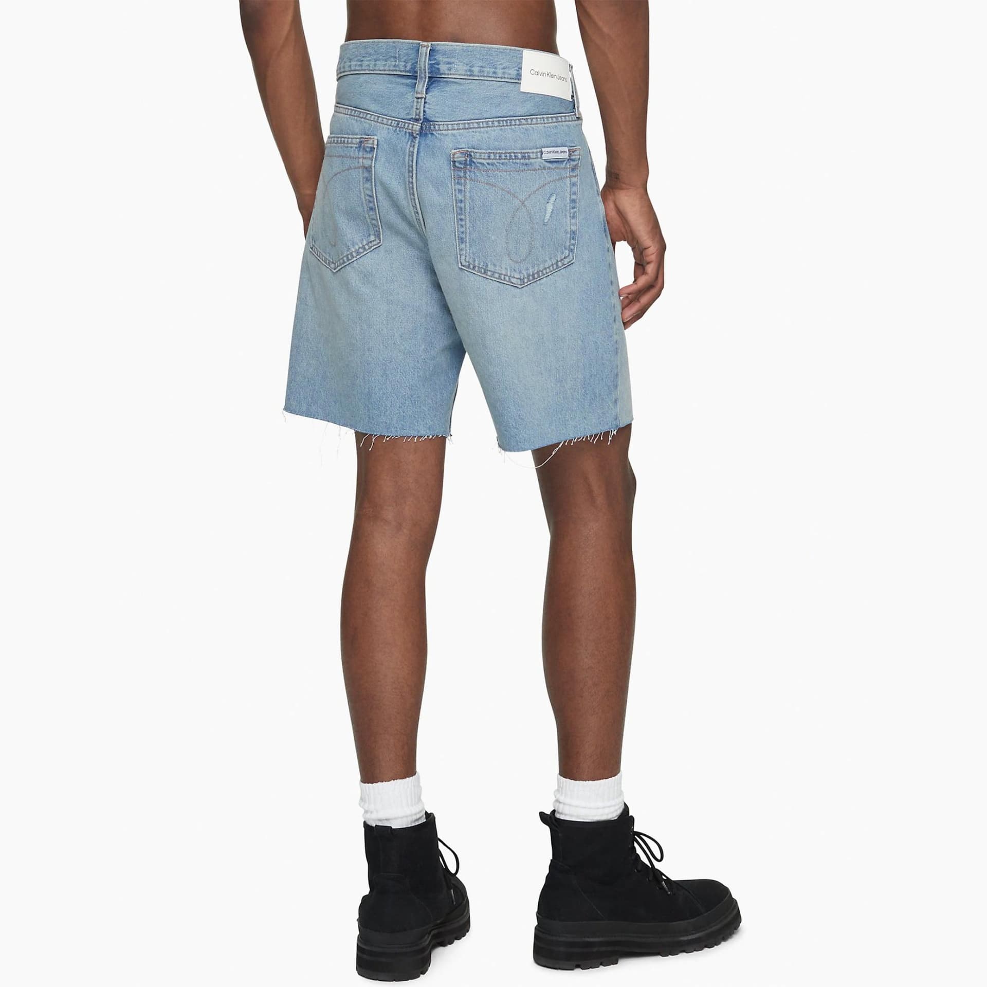 Джинсовые шорты Calvin Klein Denim Shorts Light Blue - изображение 5