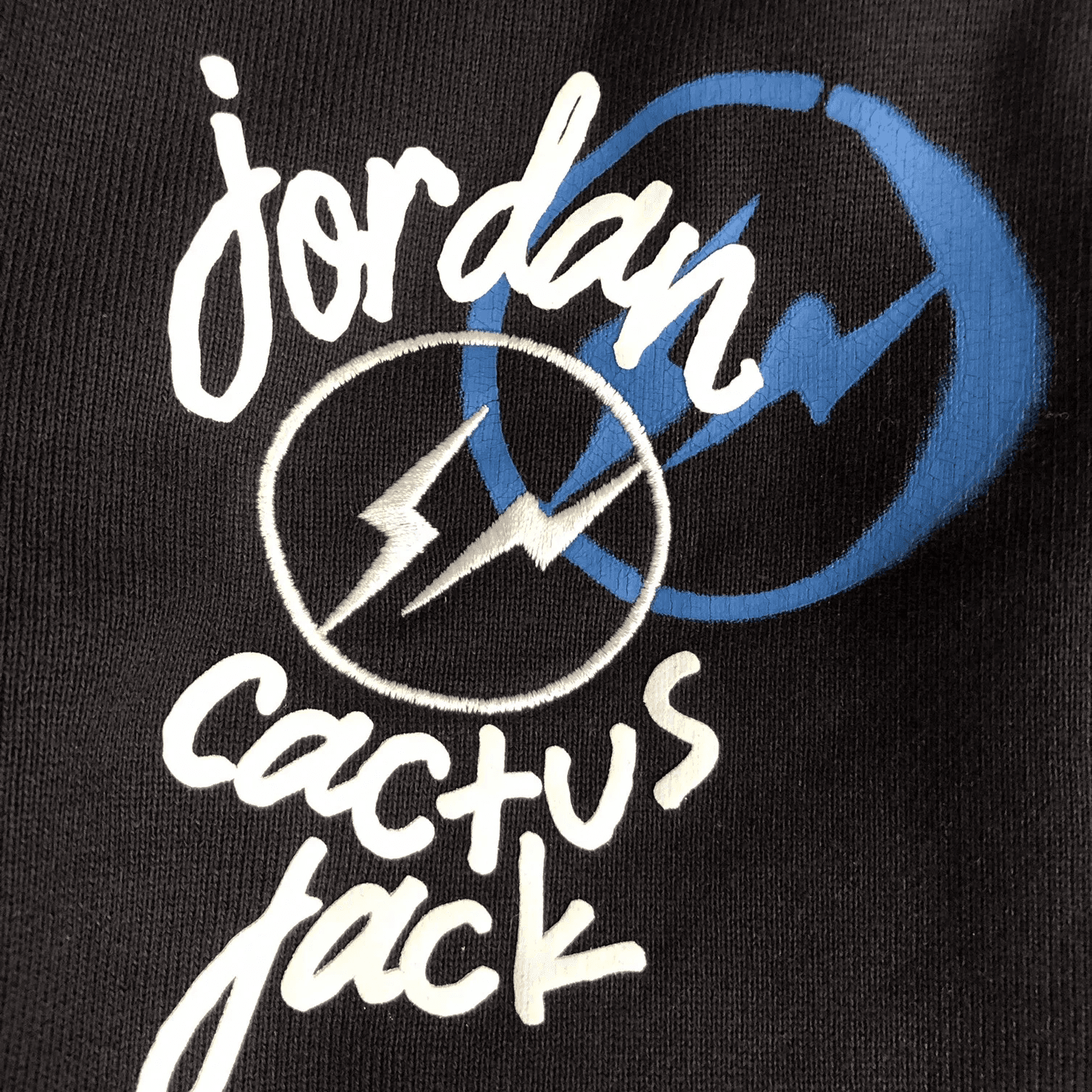 Тренировочные штаны Jordan x Travis Scott x Fragment Design Logo - изображение 4