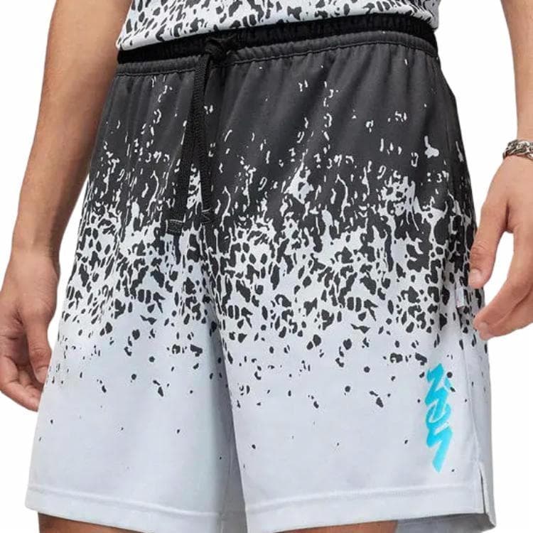Тренировочные штаны Jordan Zion Soccer Grey Shorts - изображение 5