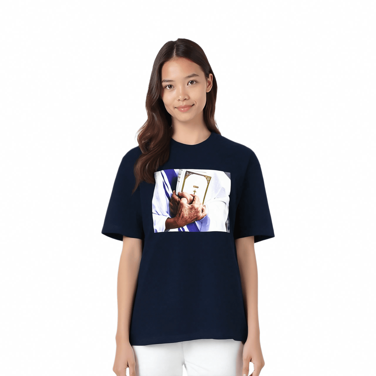 Футболка Supreme Bible Tee Navy - изображение 3