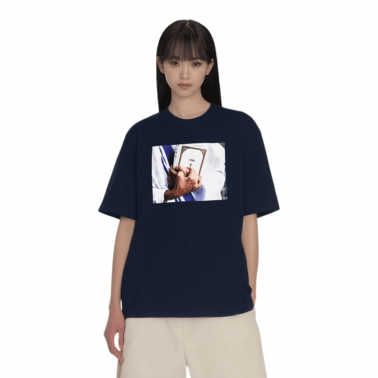 Футболка Supreme Bible Tee Navy - изображение 2