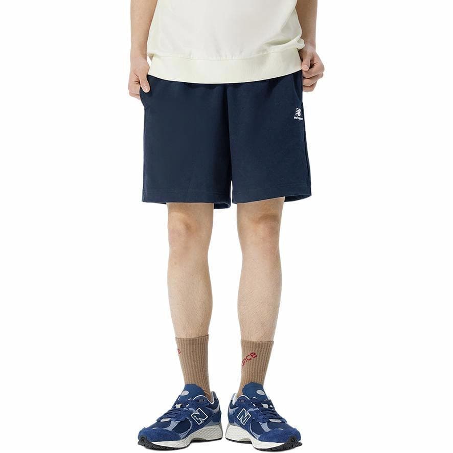Шорты New Balance Retro Logo Embroidered Shorts Blue - изображение 3