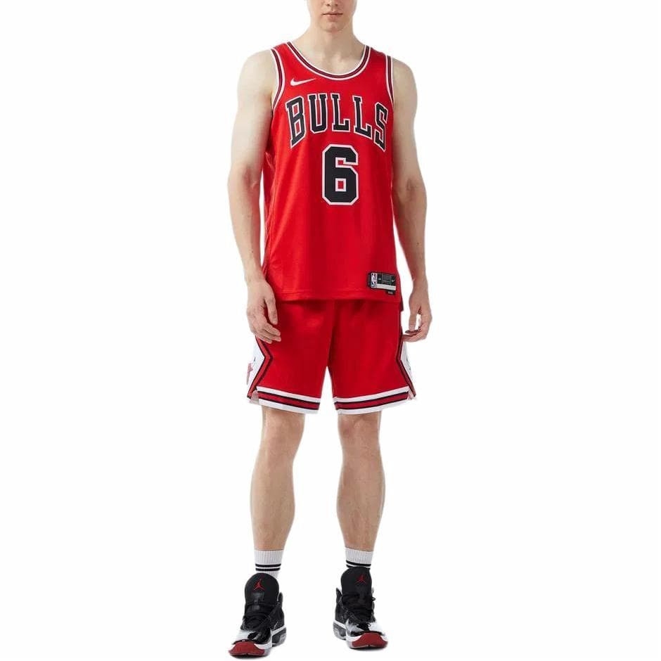 Баскетбольная майка Nike Chicago Bulls Fan Edition Jersey Red - изображение 4