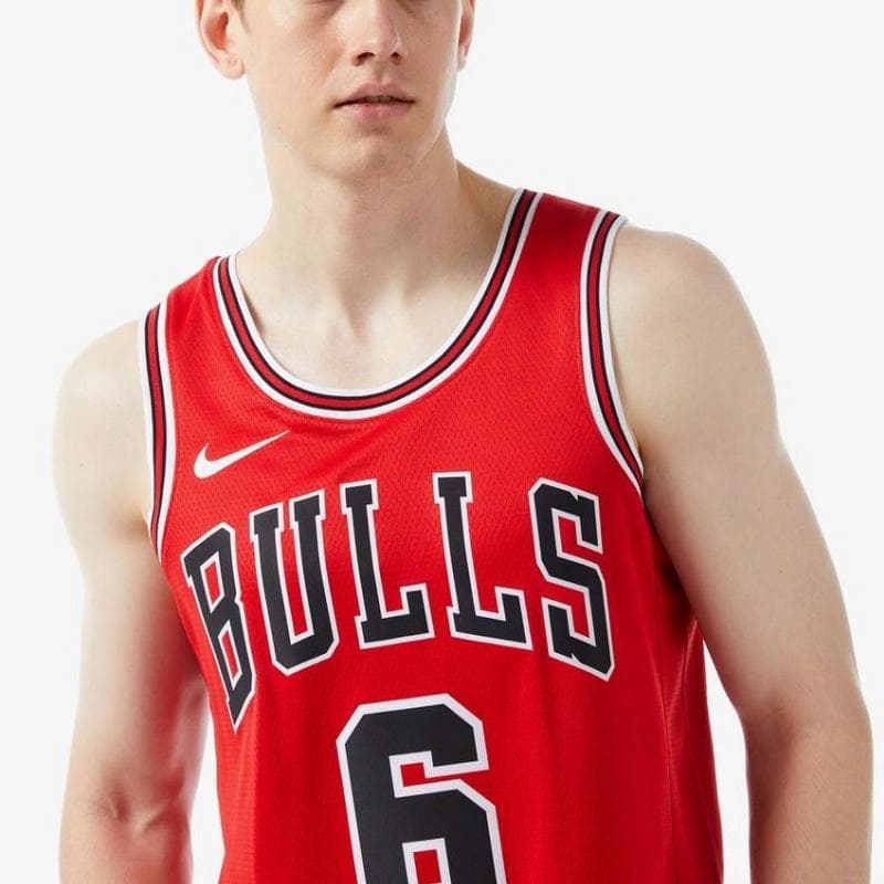 Баскетбольная майка Nike Chicago Bulls Fan Edition Jersey Red - изображение 5