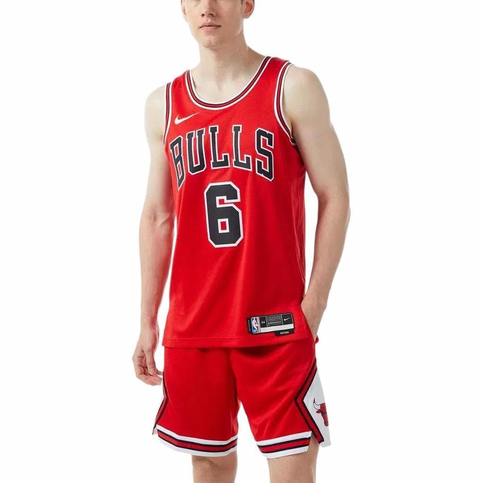 Баскетбольная майка Nike Chicago Bulls Fan Edition Jersey Red - изображение 2